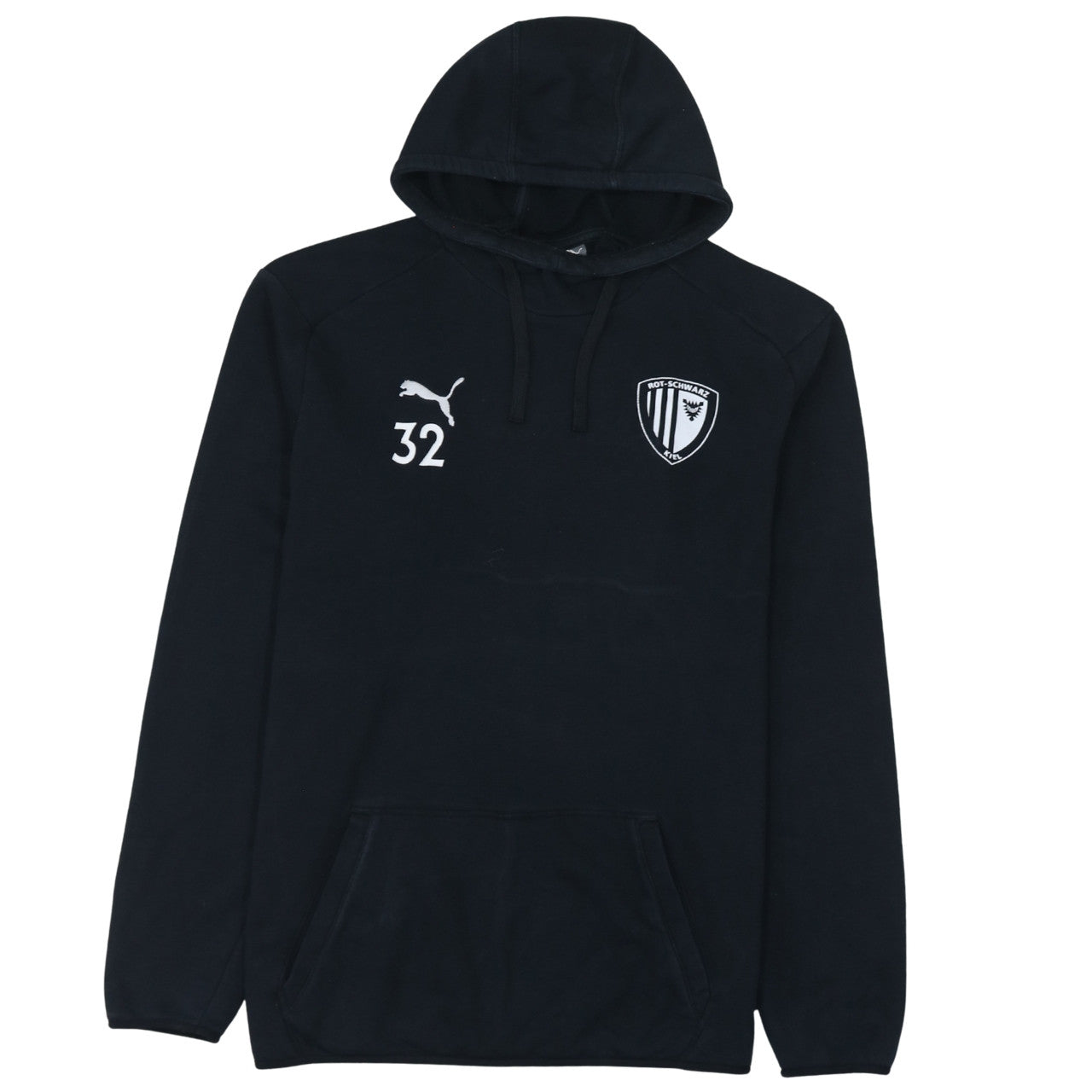 Puma Men's Black Pullover Sports Hoodie Size L Rot-Schwarz Kiel