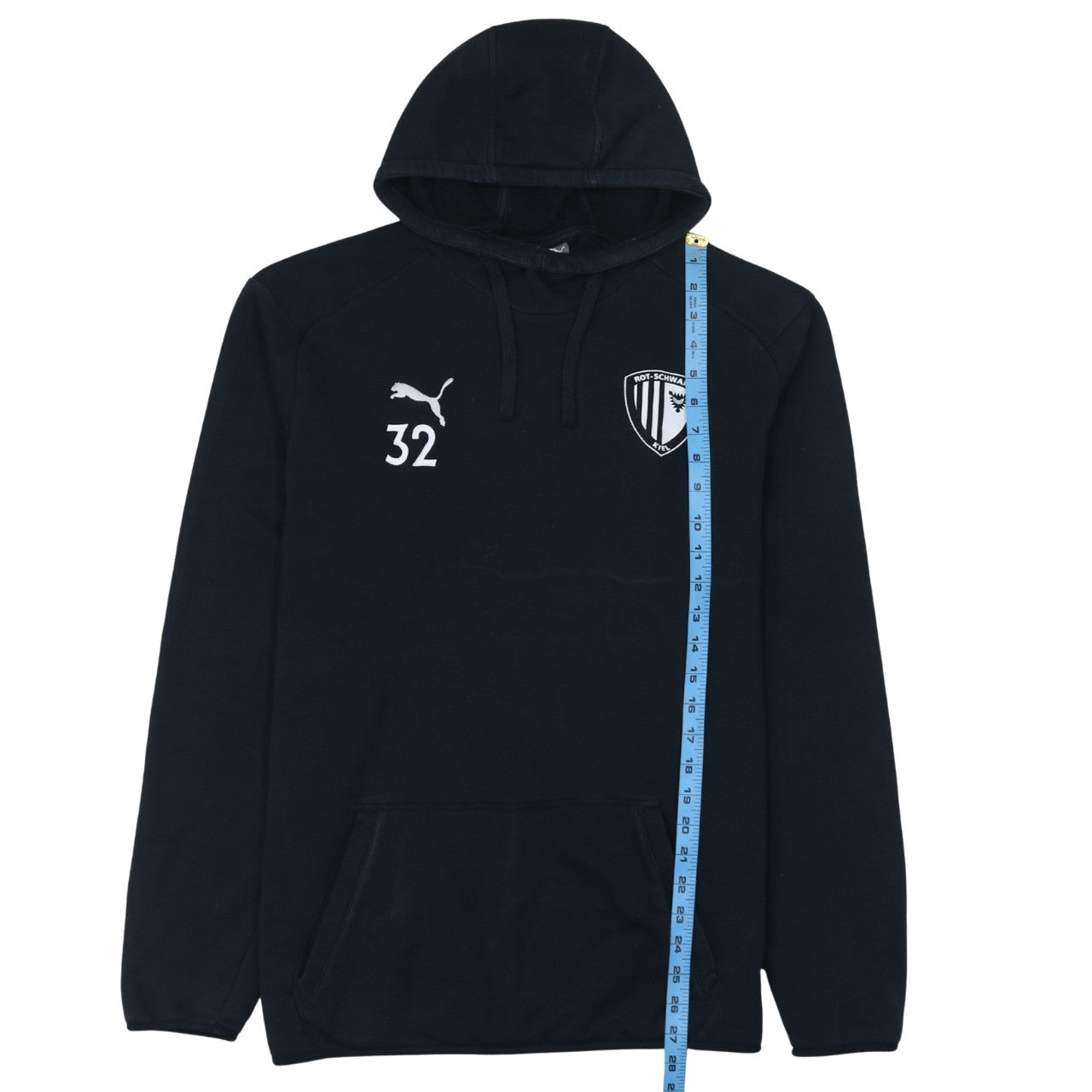 Puma Men's Black Pullover Sports Hoodie Size L Rot-Schwarz Kiel