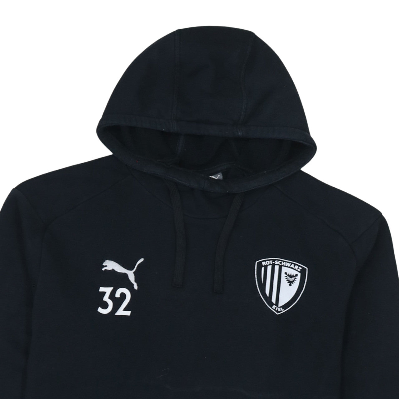 Puma Men's Black Pullover Sports Hoodie Size L Rot-Schwarz Kiel