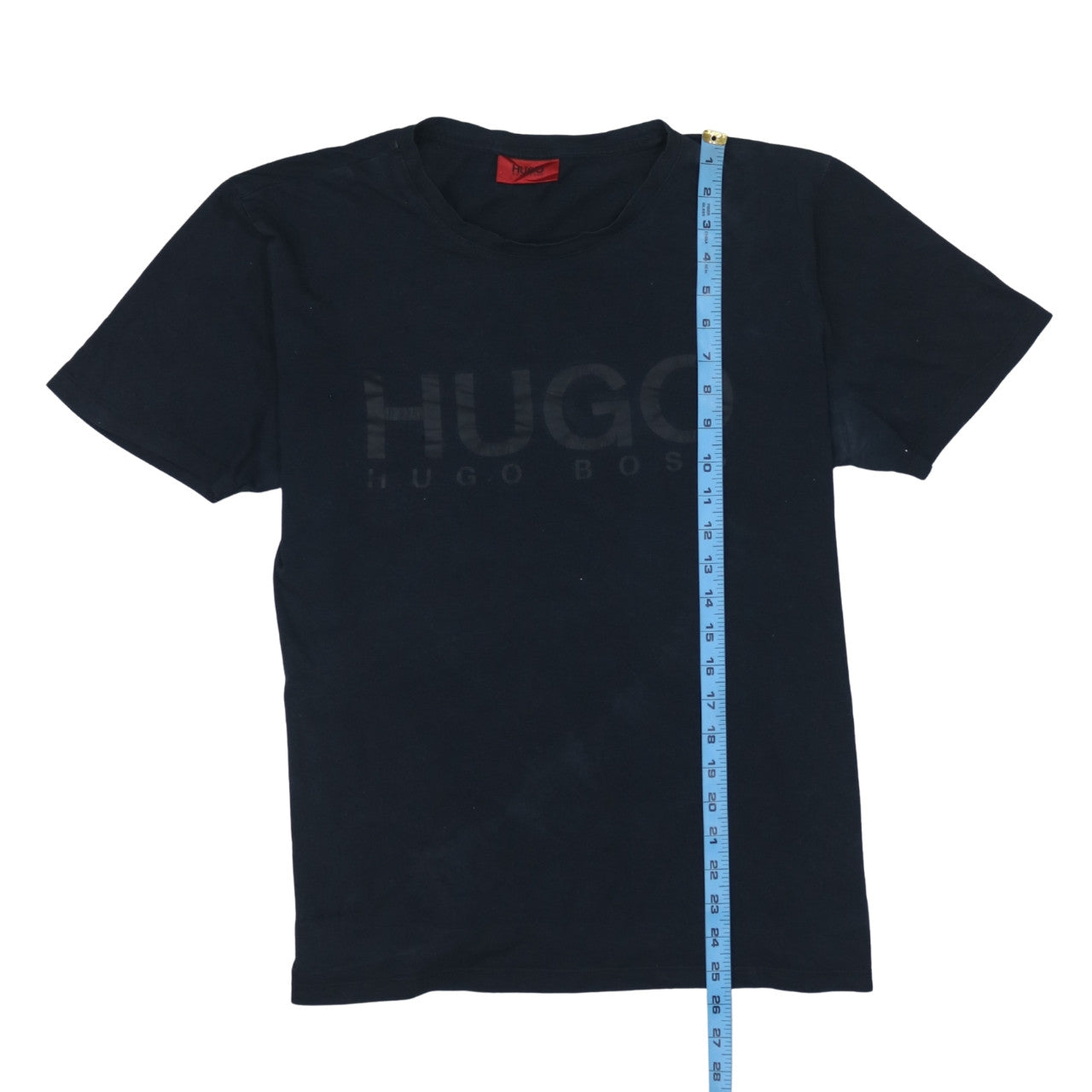 Hugo Boss Men's Black Cotton Short Sleeve Logo T-Shirt M
