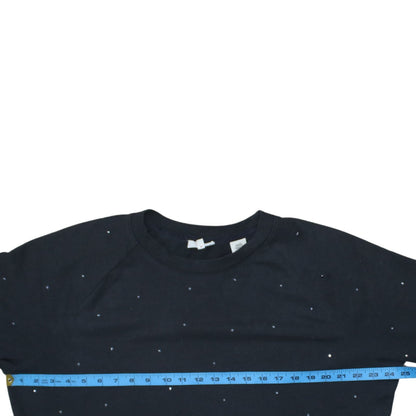 Levi's Men's Black XL Rhinestone Pullover Sweatshirt