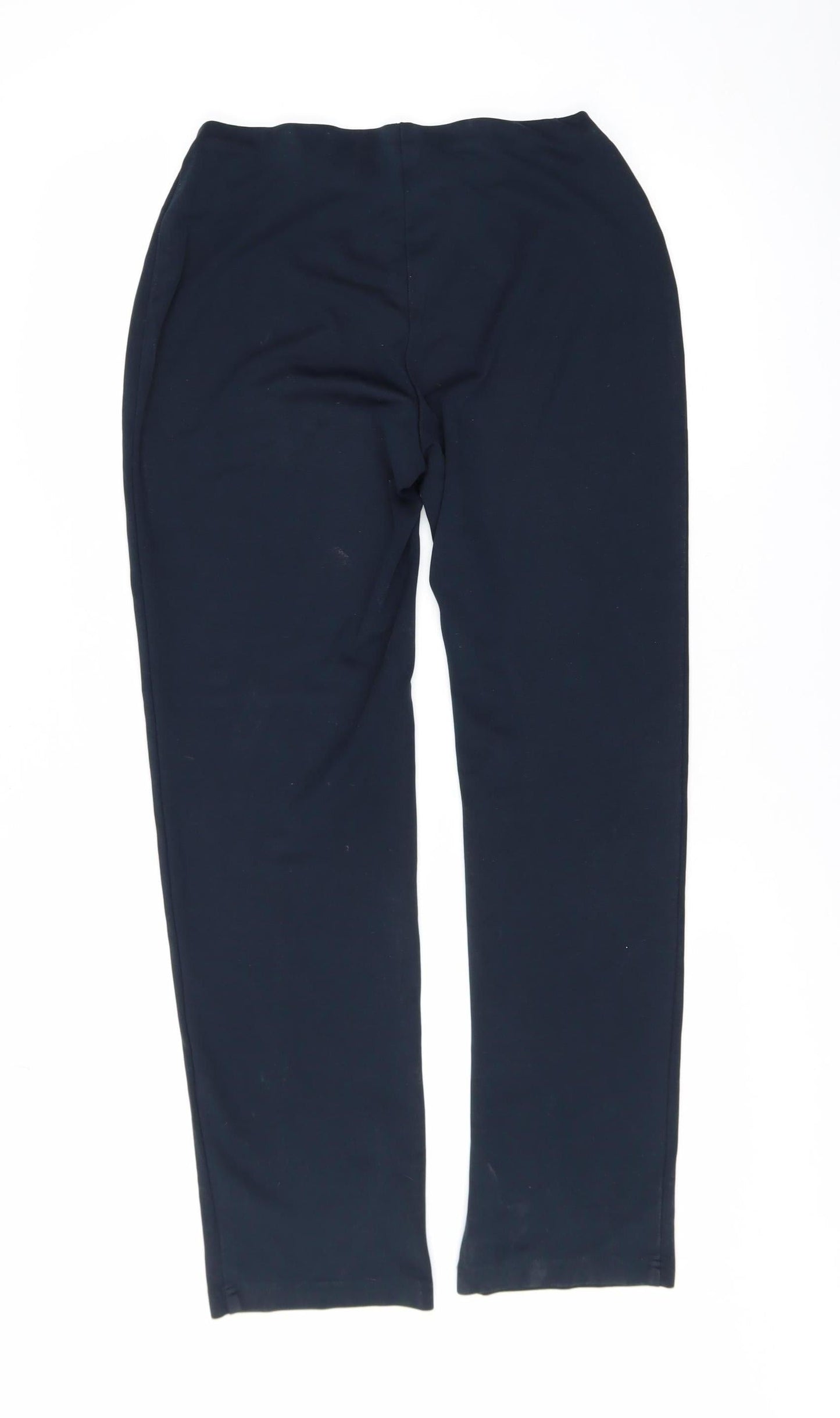 Marks and Spencer Women Black Size 10 Regular Stretch Leggings