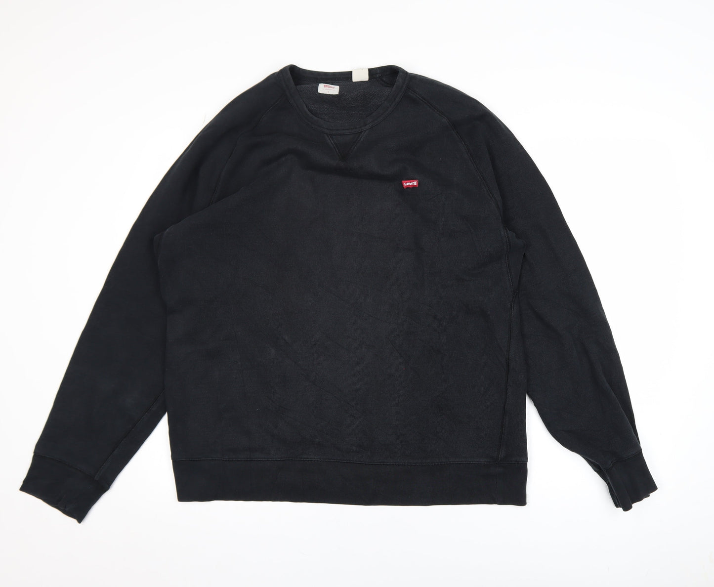 Levi's Men's Black Pullover Crew Neck Sweatshirt Size L