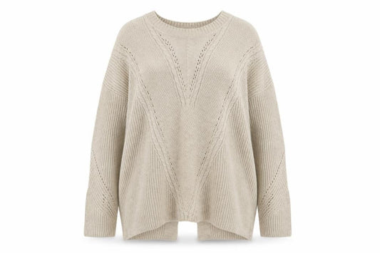 Tu Women’s Beige Cable-Knit Button Cardigan Size 20