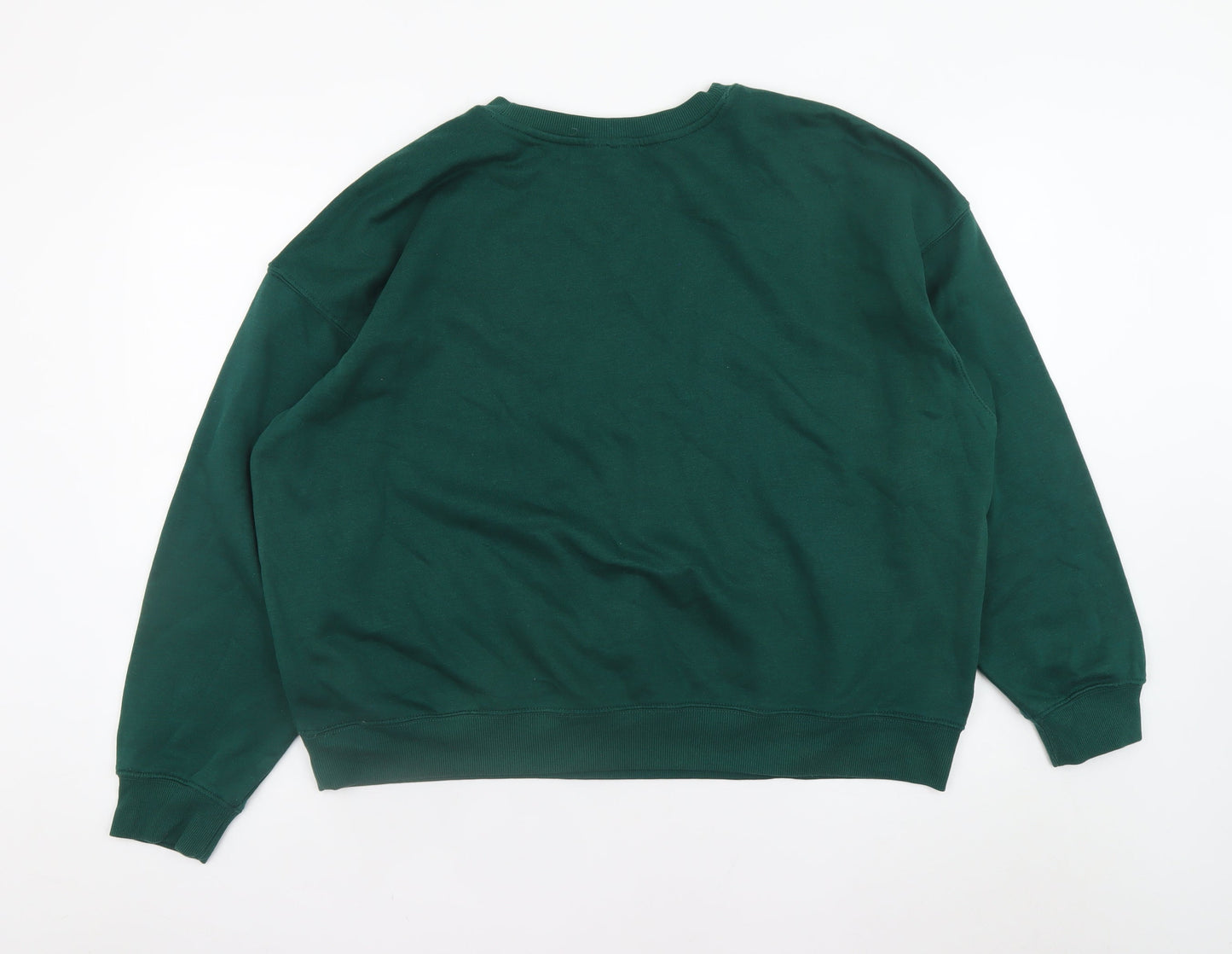 H&M Divided Women's Green Wisconsin League Pullover Sweatshirt XL