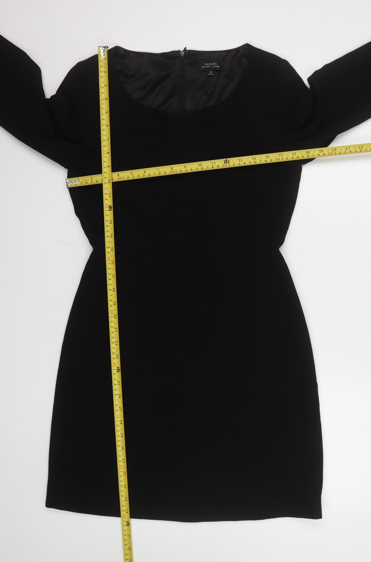 Tahari Arthur S. Levine Women Black Size 12 Sheath Dress