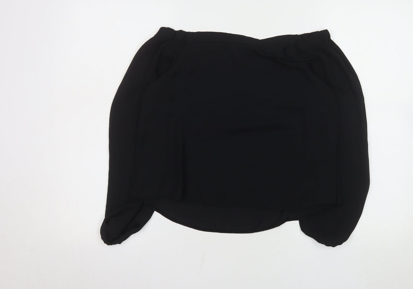 Select Women’s Black Off Shoulder Chiffon Blouse UK 6