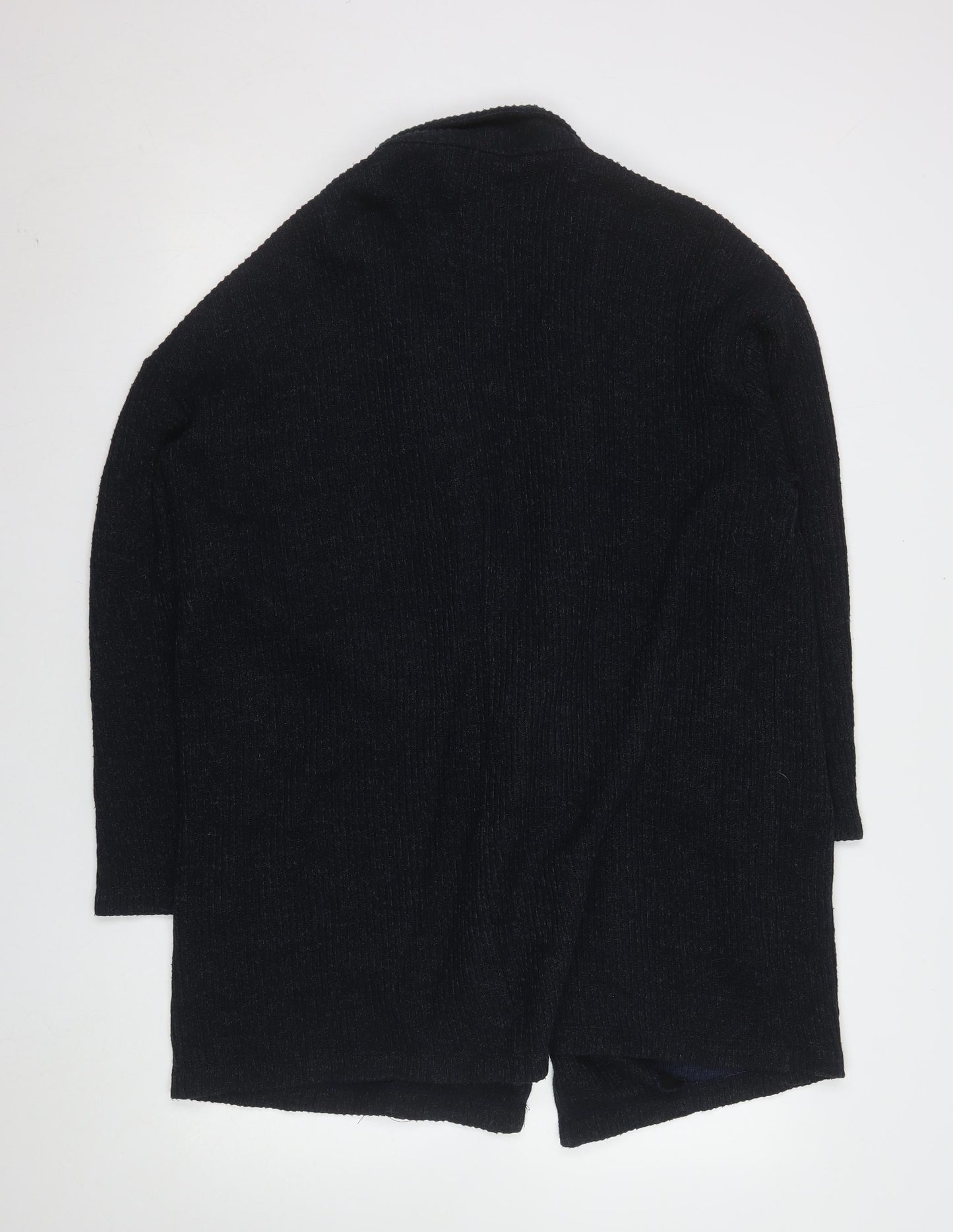 Next Women Black Large Long Sleeve Cardigan Knit Acrylic Blend