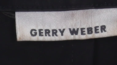 Gerry Weber Women's Black Size 16 Single-Breasted Blazer Jacket