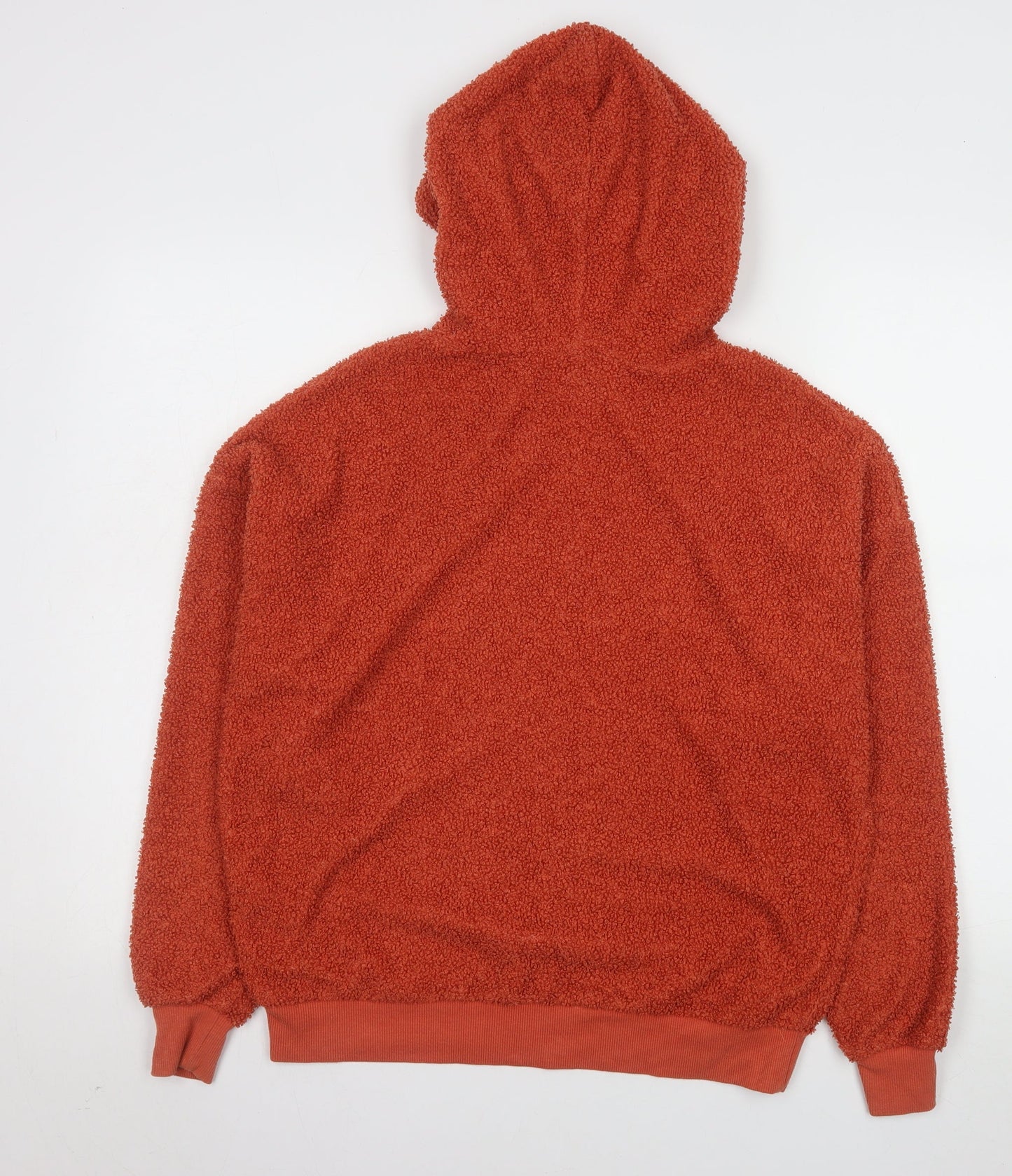New Look Women Orange UK 8 Bouclé Pullover Hoodie
