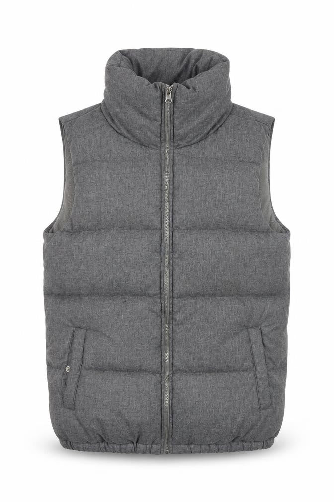 Old Navy Men's Grey XS Puffer Bodywarmer Gilet Polyester Lined