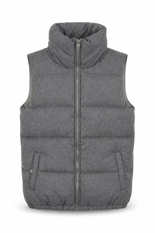 Old Navy Men's Grey XS Puffer Bodywarmer Gilet Polyester Lined