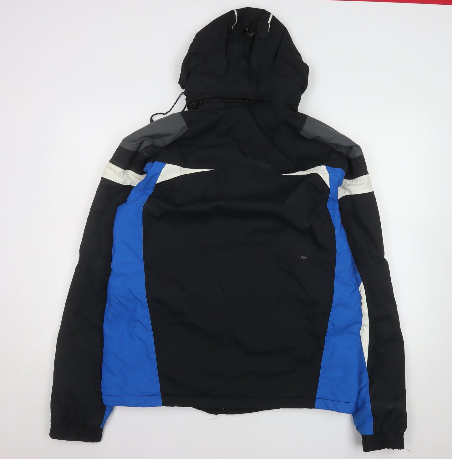 Parallel Extreme Men's Black Blue S Waterproof Skiing Jacket Hooded