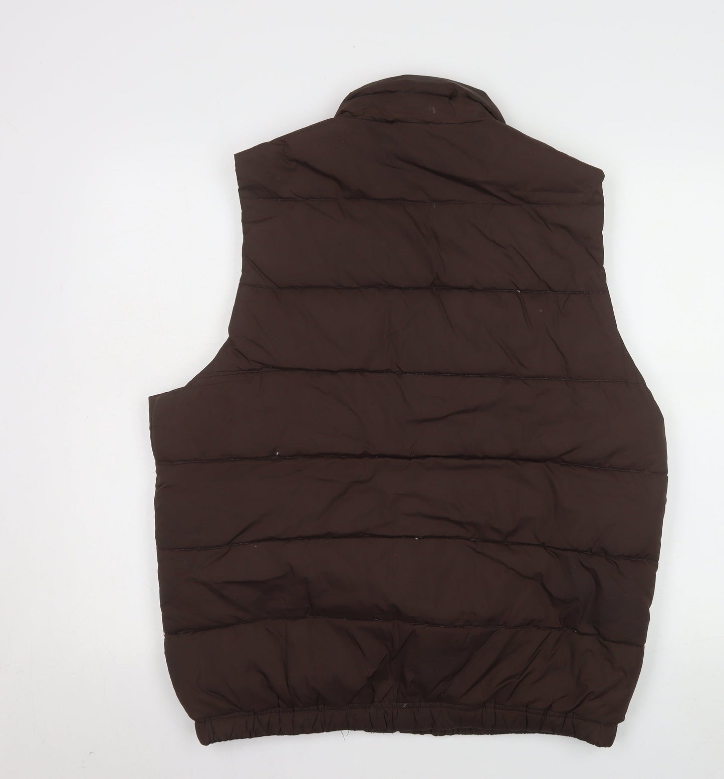 Abercrombie & Fitch Men’s Brown Puffer Waistcoat M Regular Fit