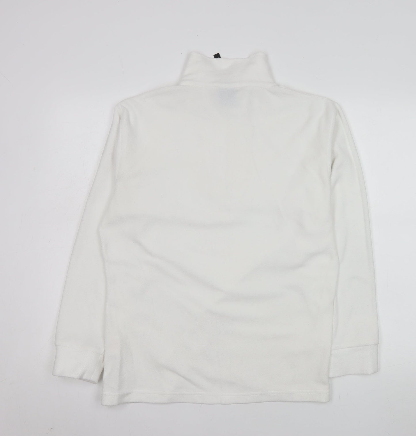 Trespass Women White Fleece 1/2 Zip Pullover Sweatshirt Size L