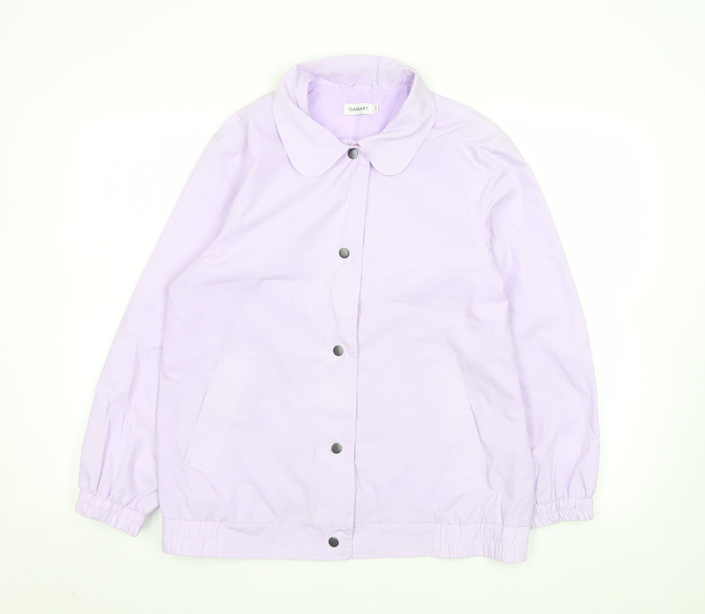 Damart Women's Purple Mid-Length Lined Basic Jacket Size 12