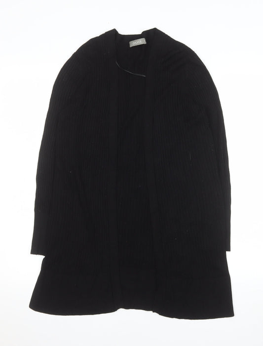 Oasis Women’s Black Knit Long Sleeve Cardigan Size M