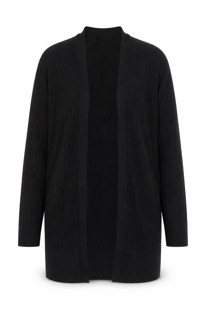 Oasis Women’s Black Knit Long Sleeve Cardigan Size M