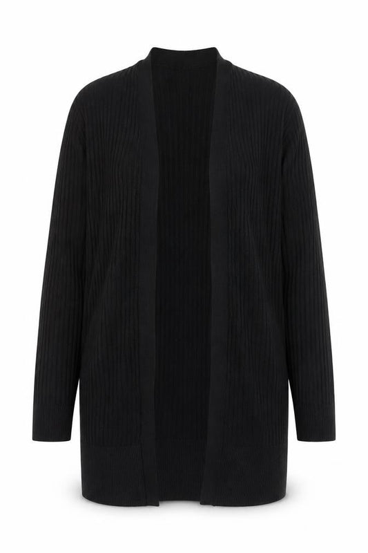 Oasis Women’s Black Knit Long Sleeve Cardigan Size M