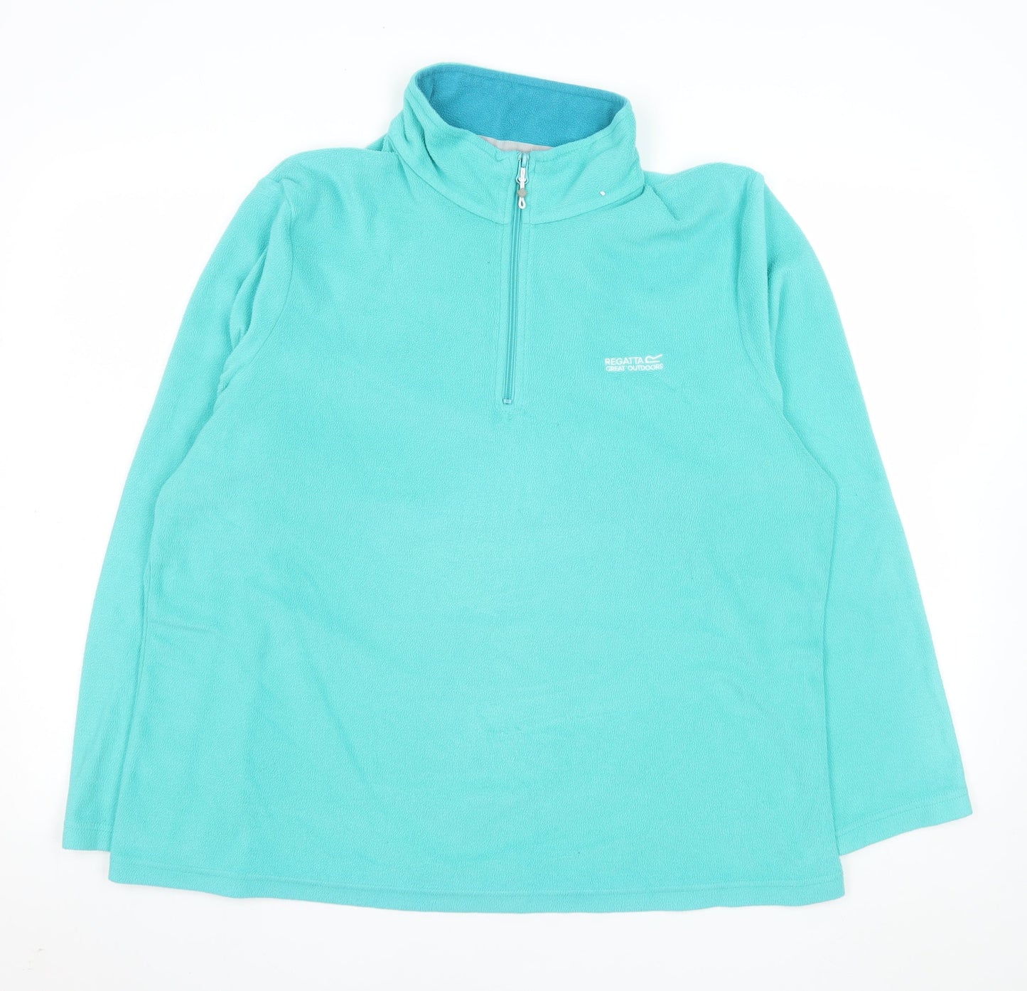 Regatta Women’s Blue Fleece 1/2 Zip Pullover Sweatshirt UK 20