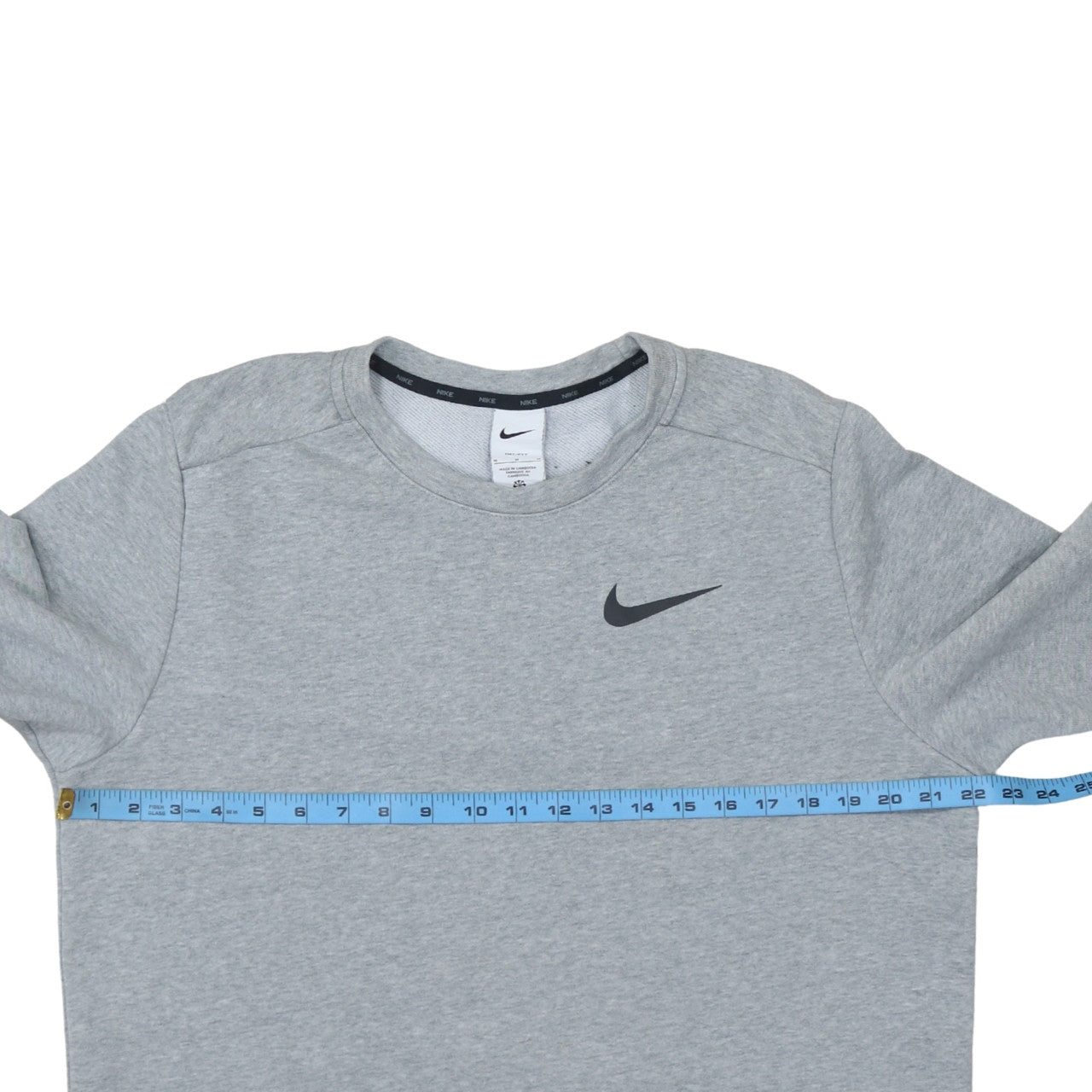 Nike Men's Grey Crew Neck Pullover Sweatshirt Size M