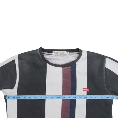 Levi's Men's Multicoloured Striped Slim Fit Sweatshirt M