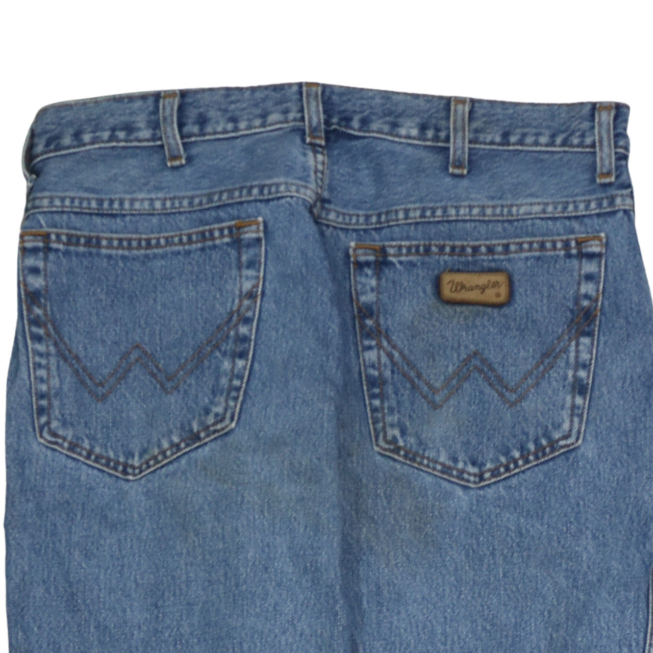 Wrangler Men's Blue 34/34 Regular Fit Denim Jeans