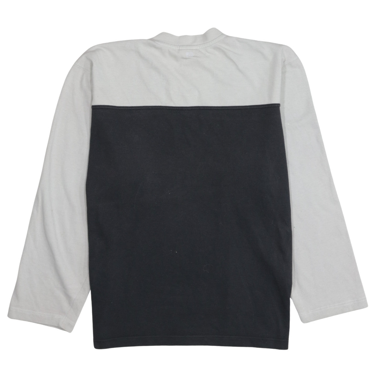 Adidas Mens Grey Black V-Neck Pullover Sweatshirt Size M