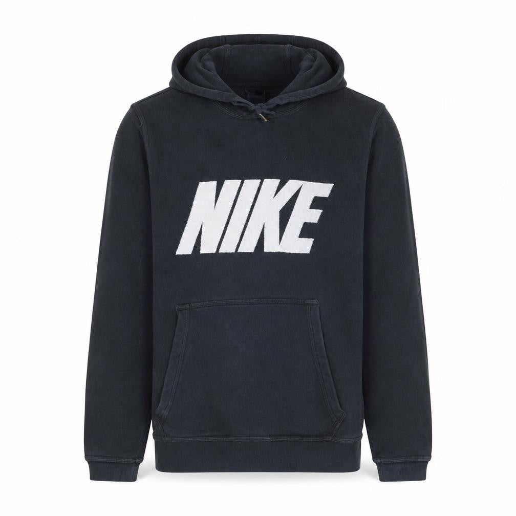 Nike Men's Black Medium Pullover Hoodie with Logo