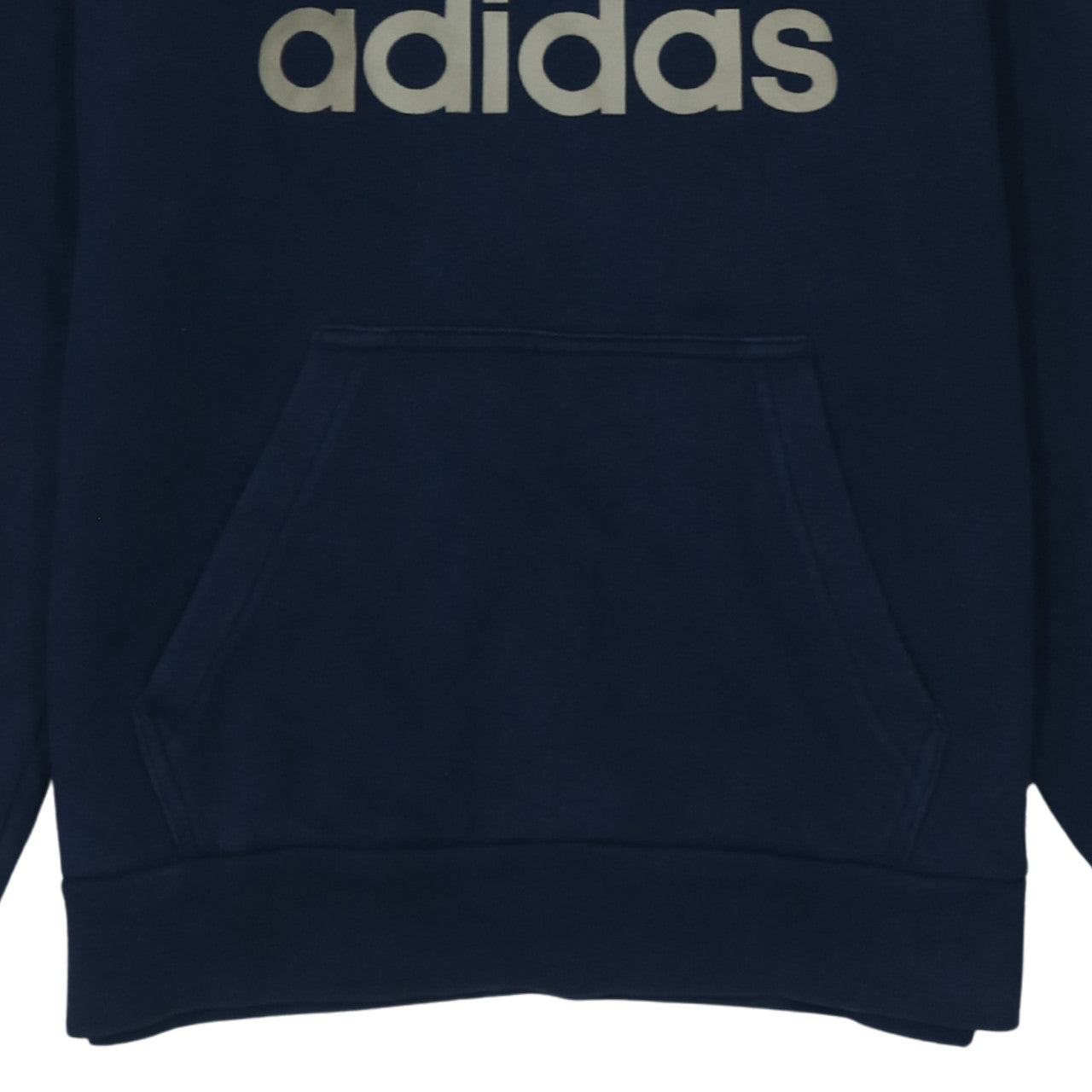 Adidas Men's Blue Pullover Hoodie Size S Sports Fleece Sweatshirt