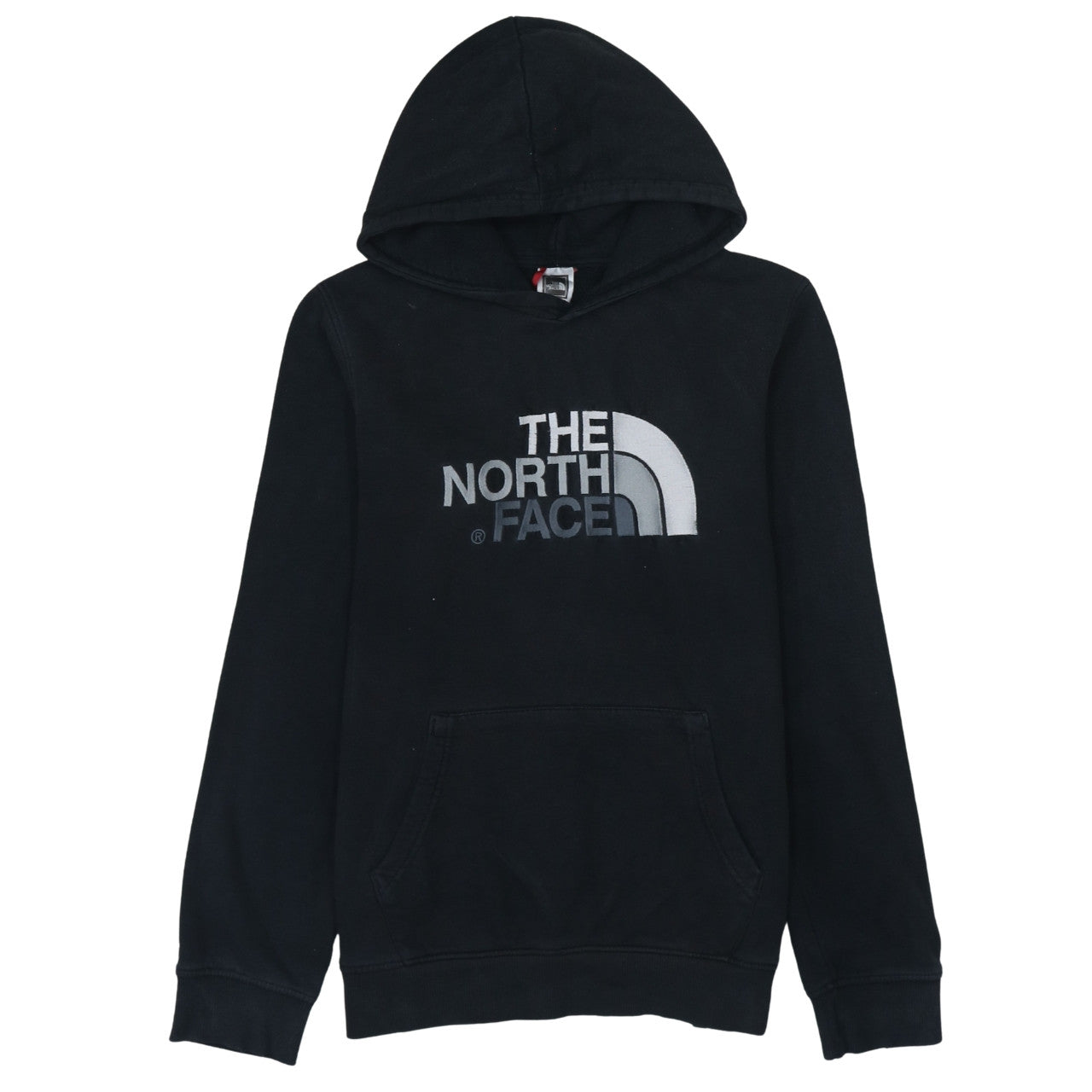 The North Face Boys Black Pullover Hoodie XL Cotton Logo Sweatshirt