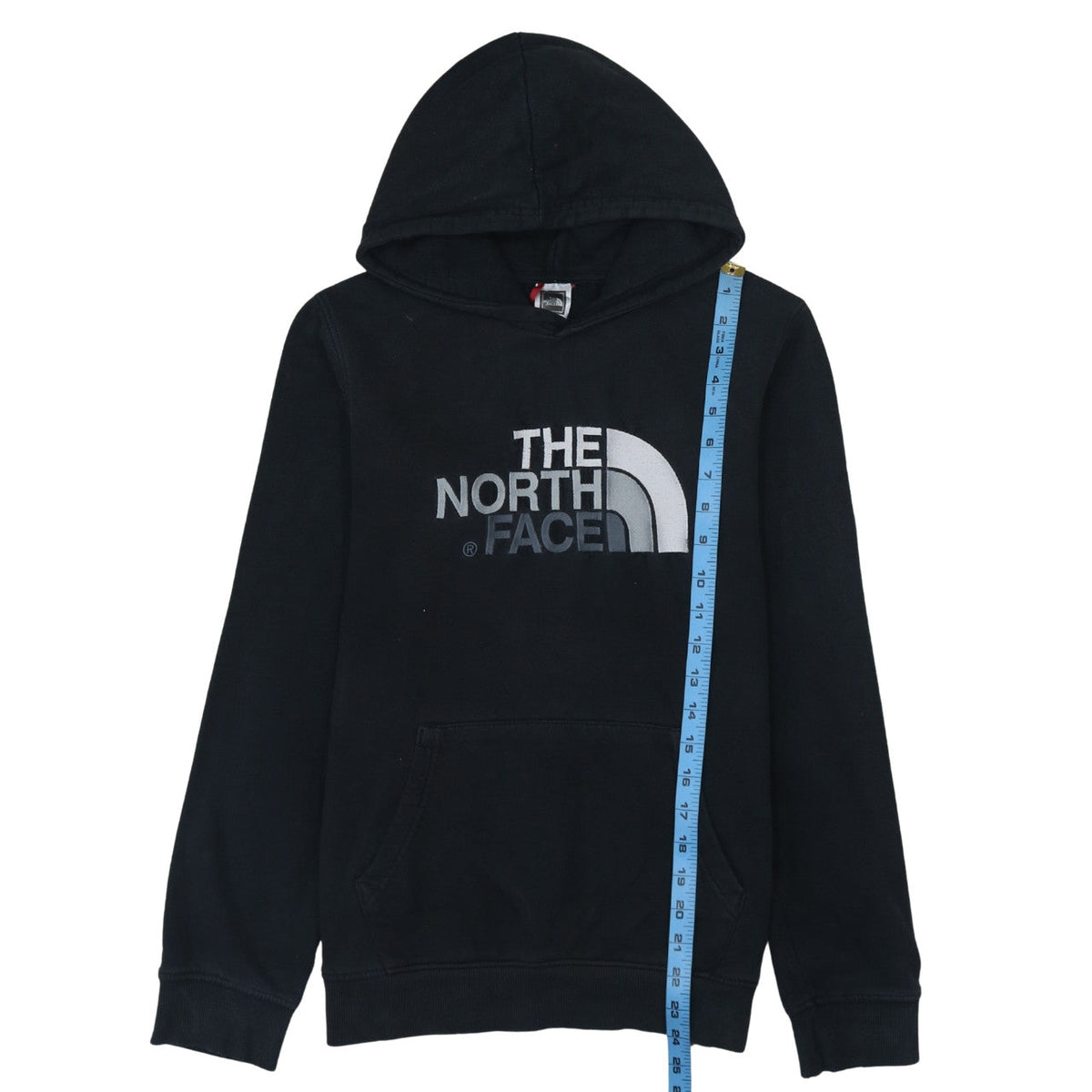 The North Face Boys Black Pullover Hoodie XL Cotton Logo Sweatshirt