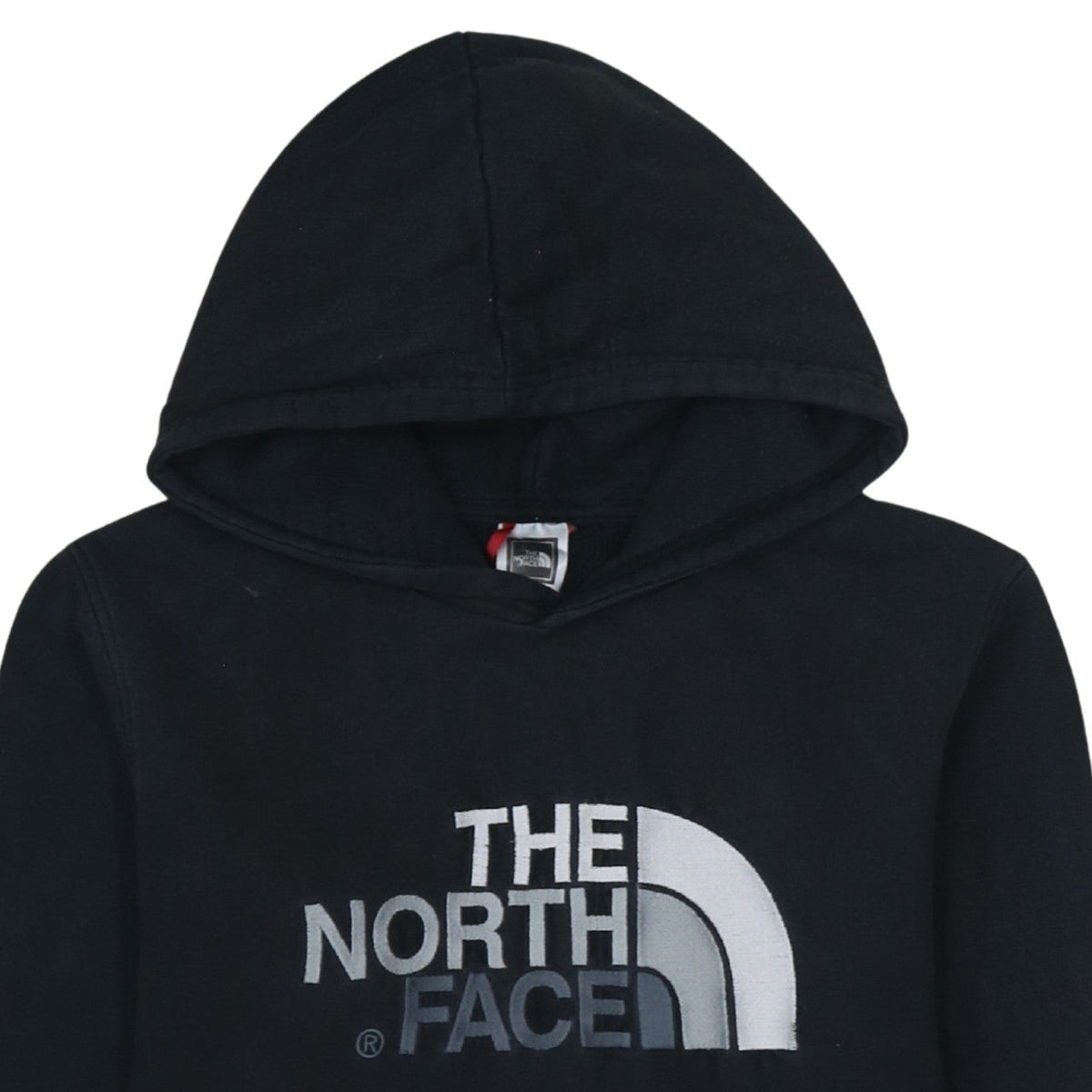 The North Face Boys Black Pullover Hoodie XL Cotton Logo Sweatshirt