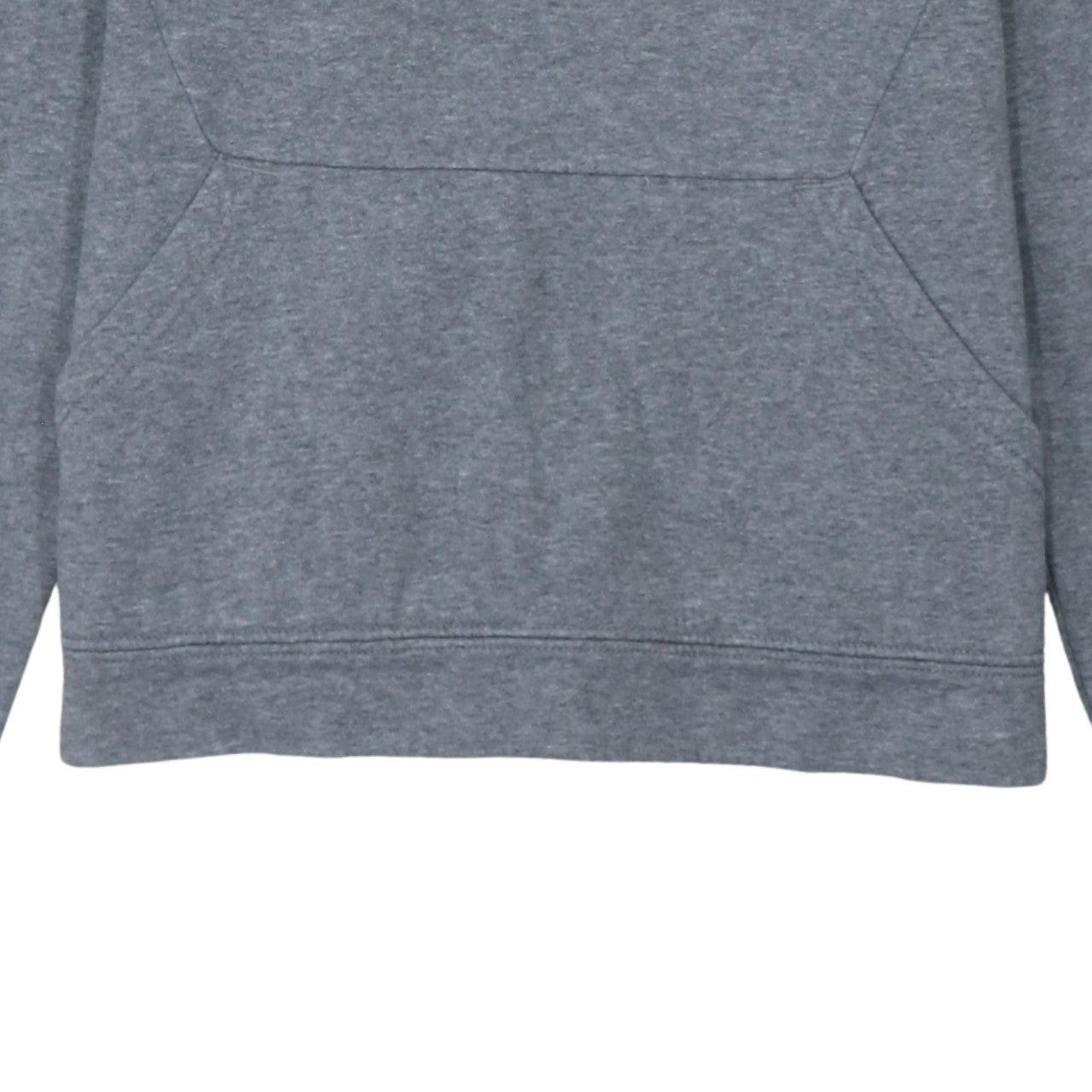 Nike Boys Grey XL Pullover Hoodie with Logo Print Fleece Sweatshirt