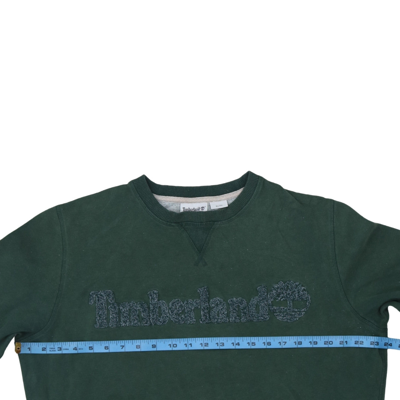 Timberland Men's Green XL Crew Neck Pullover Sweatshirt