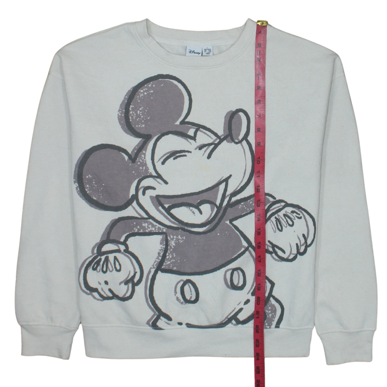 Disney Women’s Beige Mickey Mouse Sweatshirt UK 10/12 Small