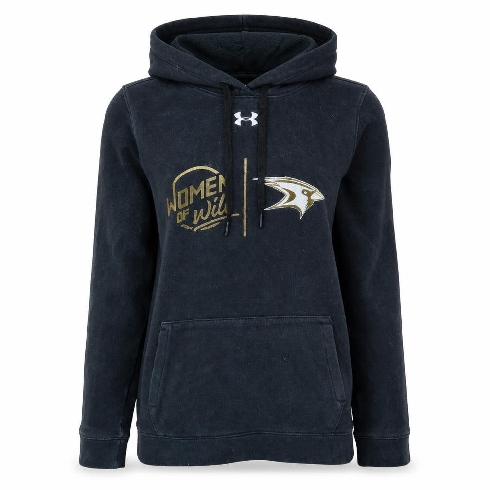 Under Armour Women Black XS Pullover Hoodie ColdGear Women of Will