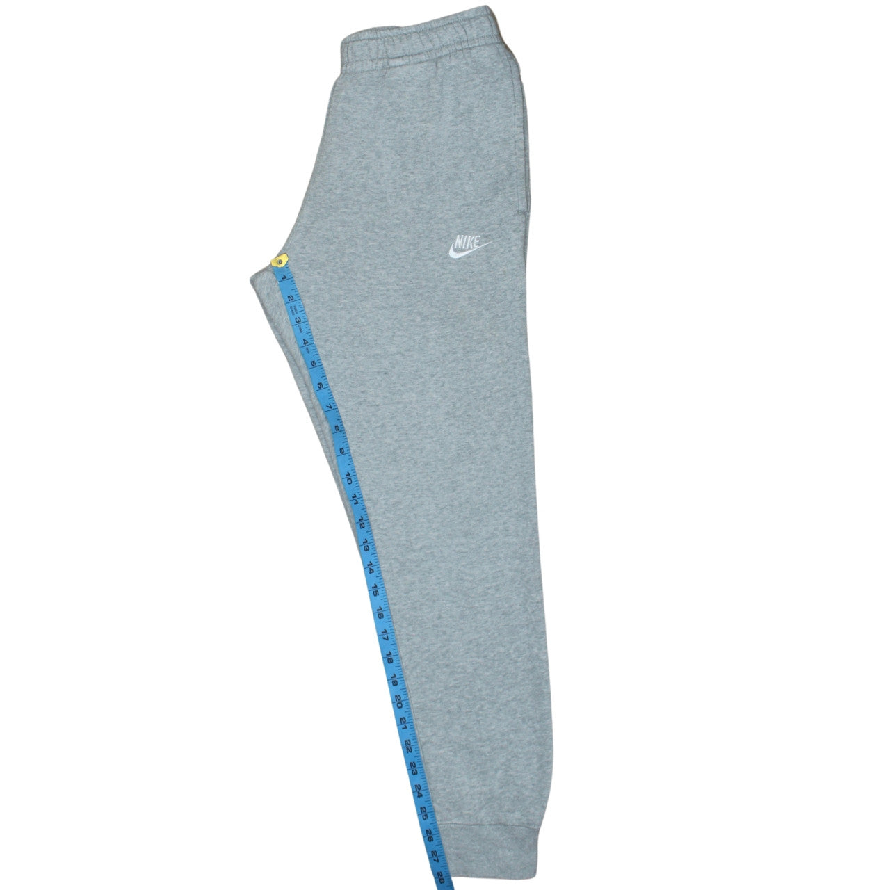 Nike Men Grey Small Jogger Sweatpants Cotton Blend Activewear
