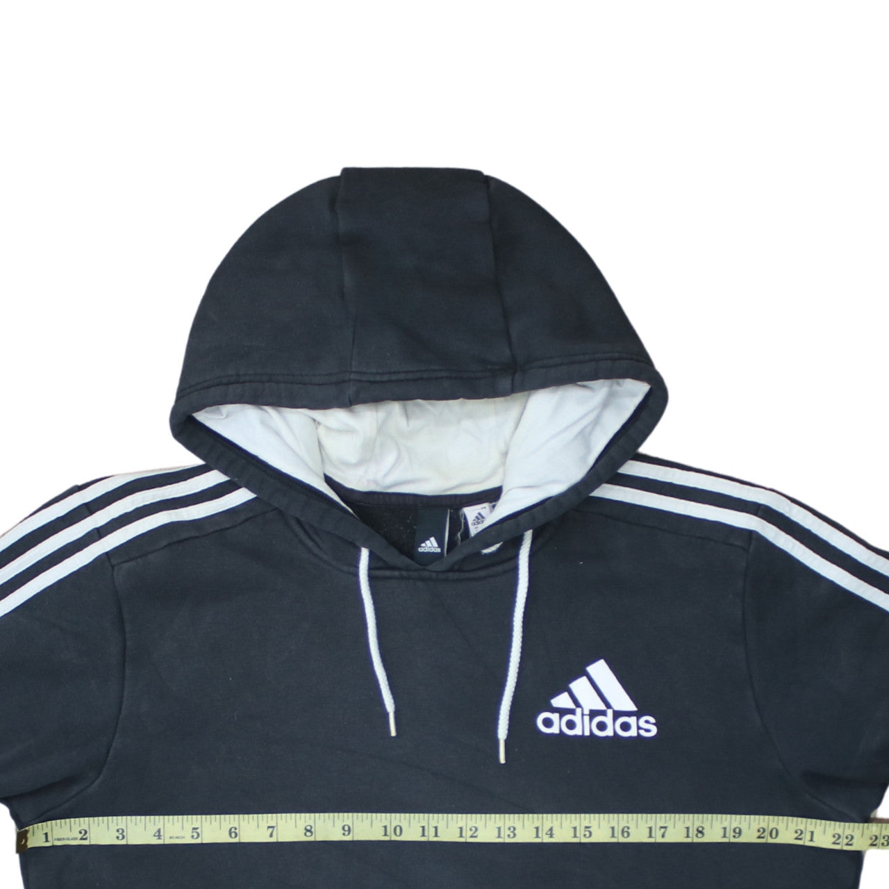 Adidas Men's Black Pullover Hoodie Size M Sports Fleece Sweatshirt
