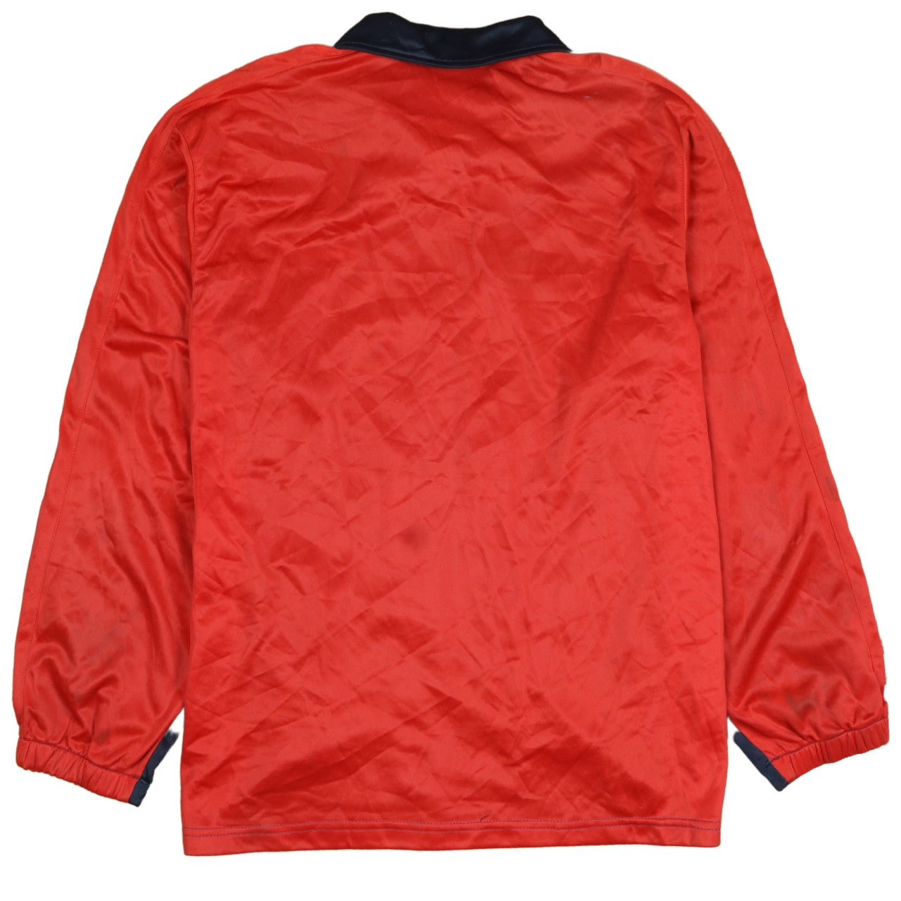 Reebok Mens Navy Red Track Jacket XL Full Zip Windbreaker