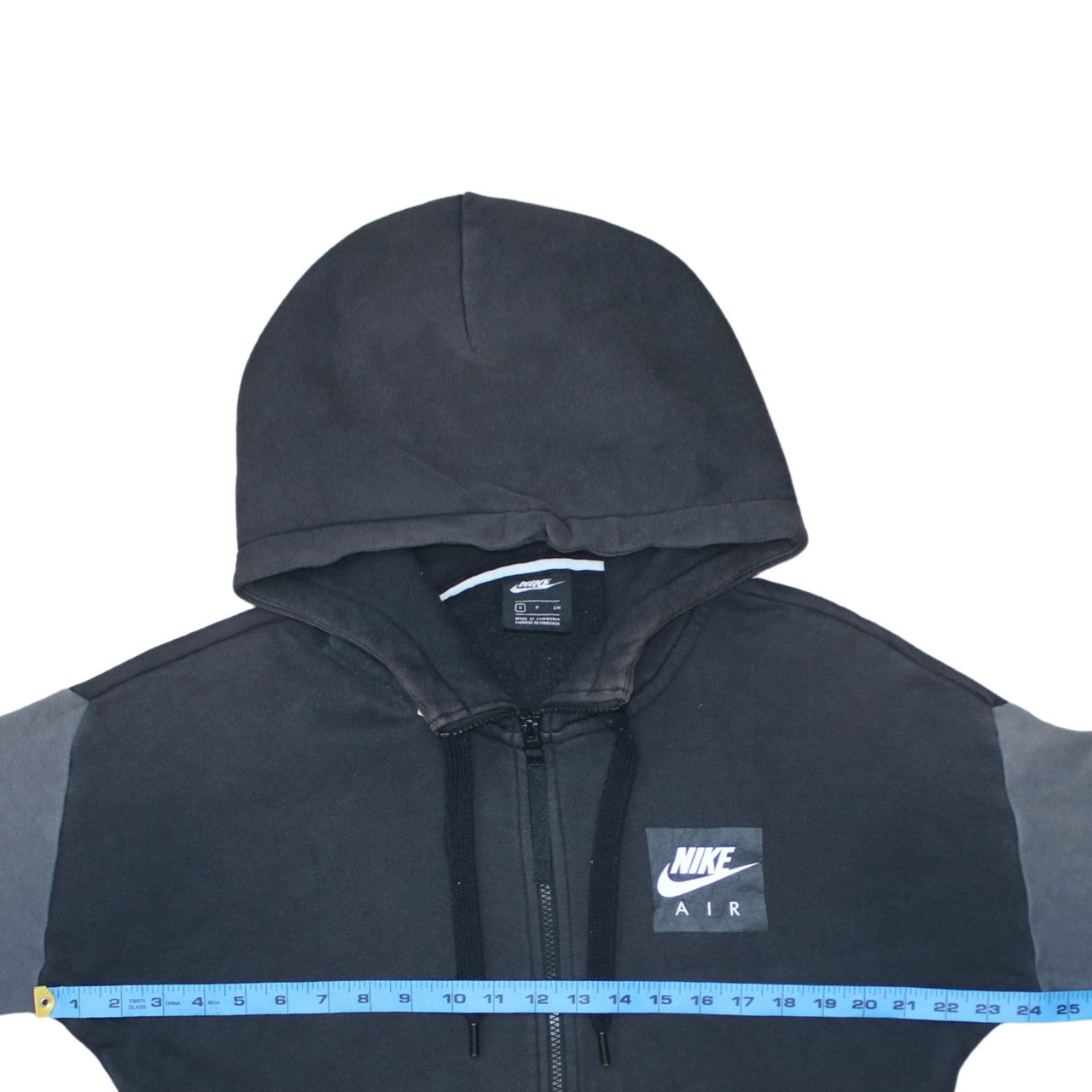 Nike Air Men's Black Full Zip Fleece Hoodie Size S