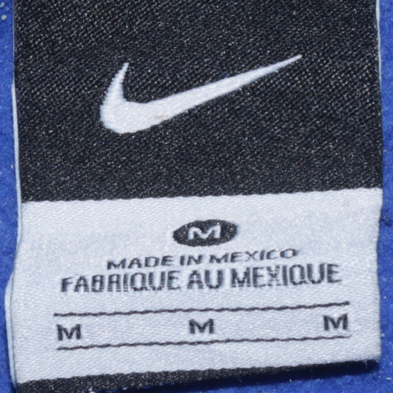 Nike Men's Blue Pullover Hoodie Crush Baseball Graphic M