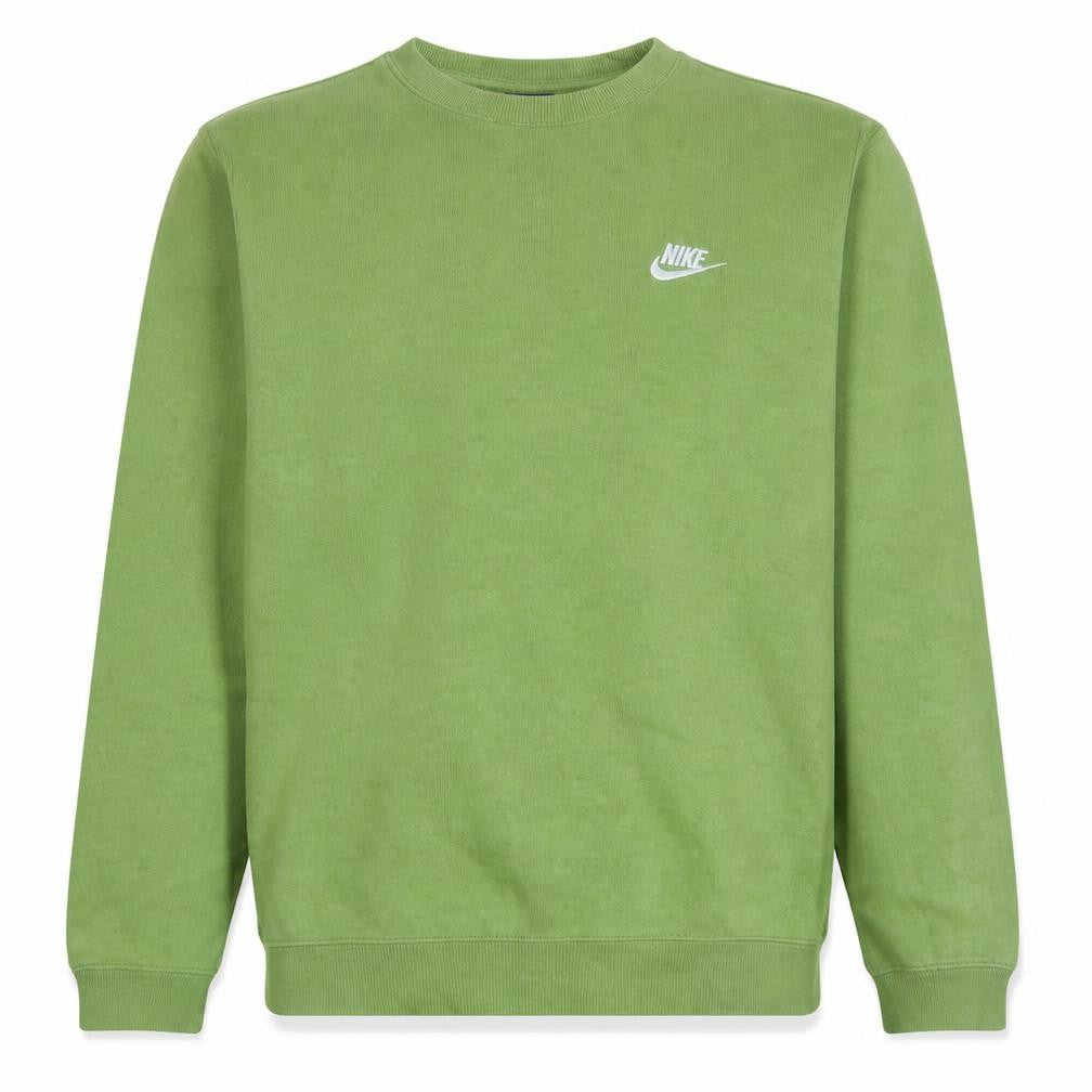 Nike Men's Green Crew Neck Pullover Sweatshirt Size S