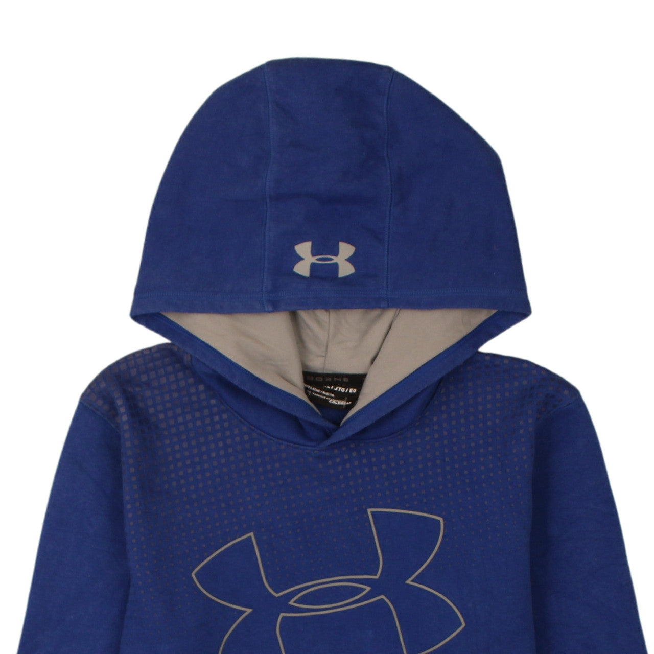 Under Armour Boys Blue XL Pullover Fleece Hoodie with Logo