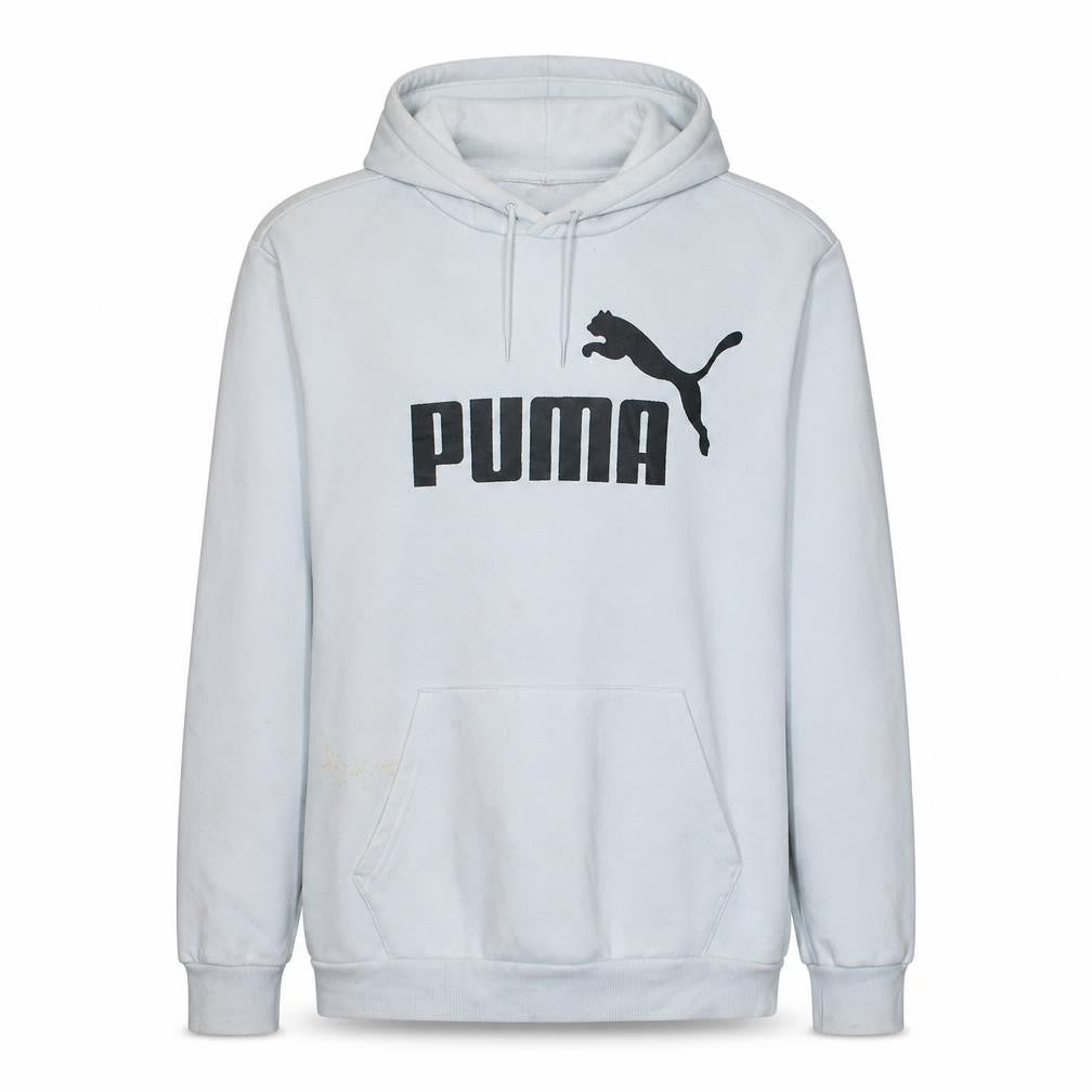 Puma Men's White XL Pullover Hoodie Graphic Logo Sweatshirt