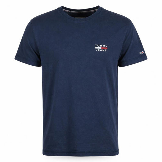 Tommy Jeans Men's Blue XS Crew Neck Cotton Short Sleeve T-Shirt