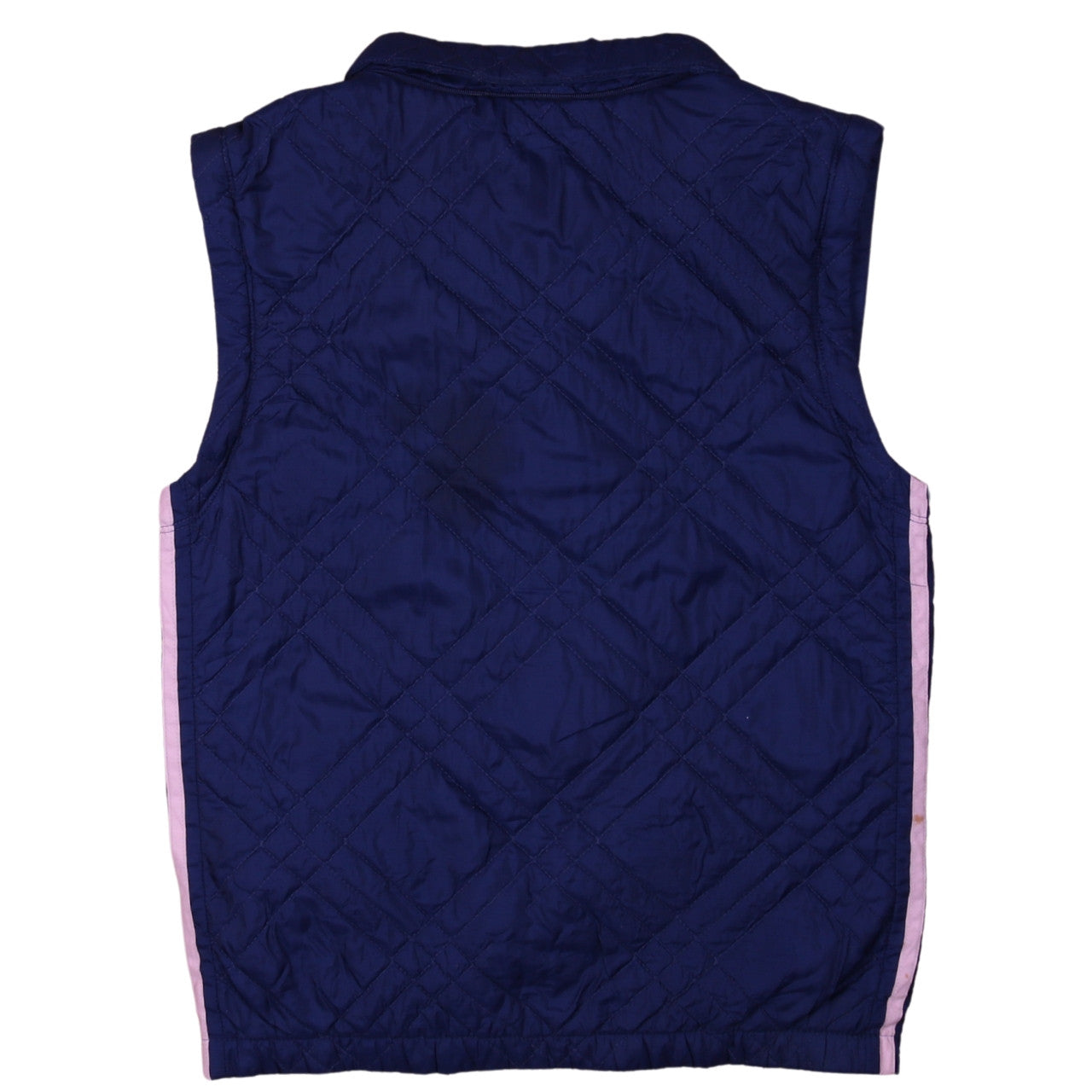 Adidas Women's Blue Quilted Full Zip Sports Waistcoat Size 12