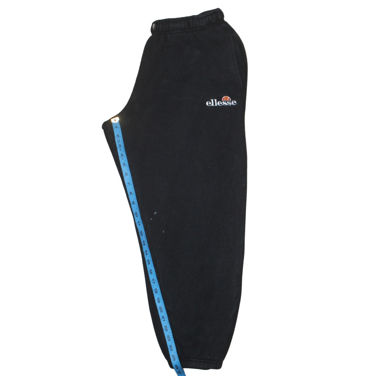 Ellesse Women's Black Fleece Sweatpants UK 12 Regular Fit