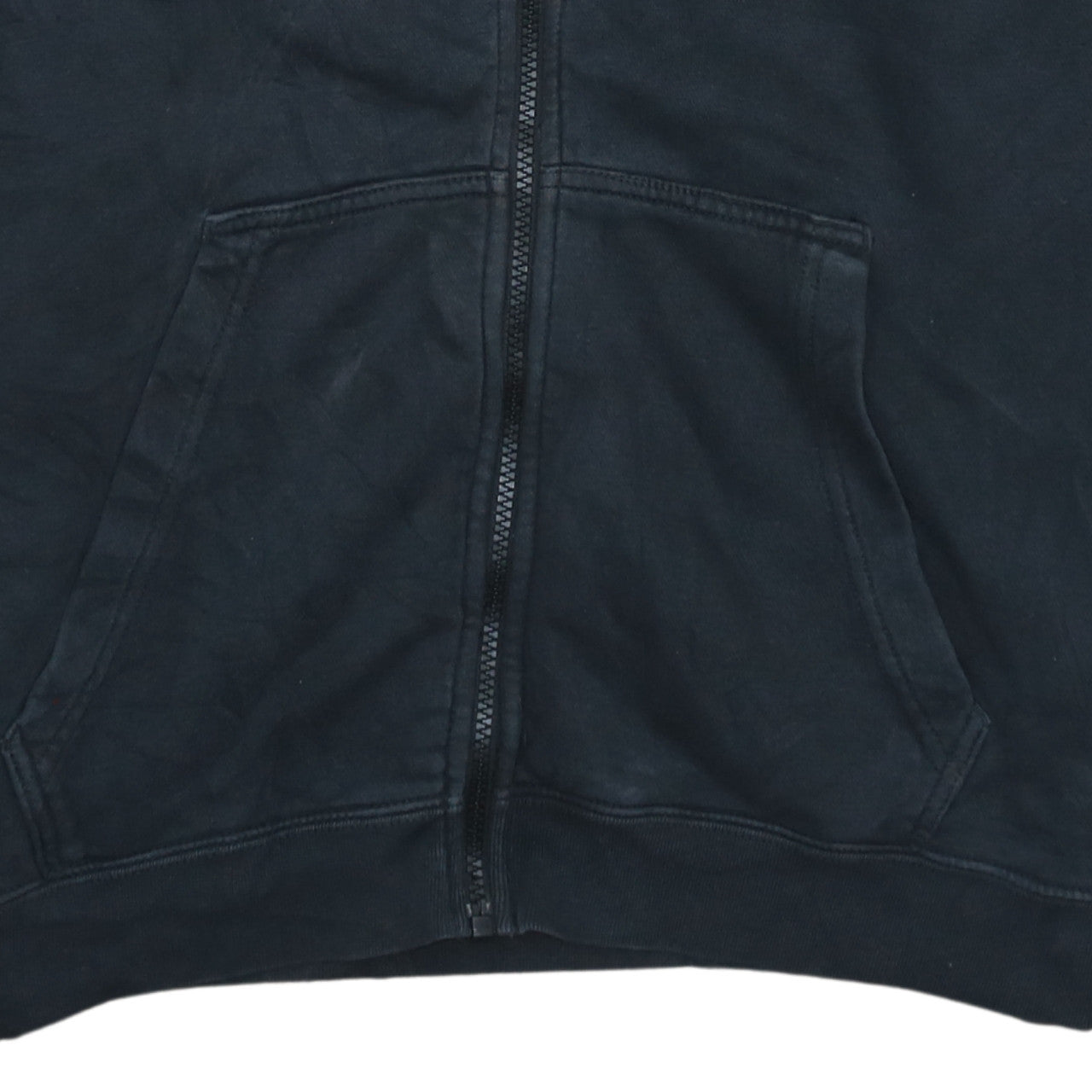 Nike Mens Black Full Zip Hoodie Size L Sportswear Fleece