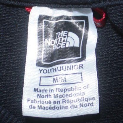 Additional view of The North Face boys’ black m crew neck pullover sweatshirt cotton logo